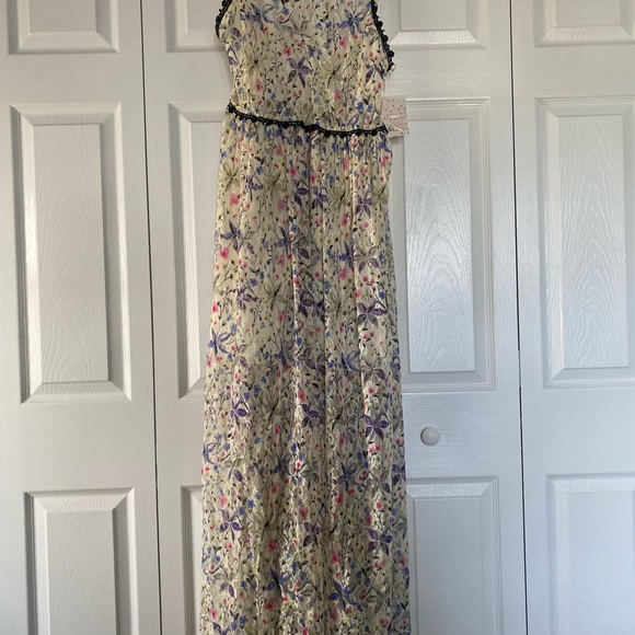Free People | Limited Edition Cherry Blossom Maxi Dress Size: 12 - Picture 4 of 6